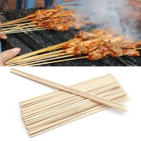 skewer 50100pcs disposable barbecue bbq bamboo skewers meat food meatballs wood sticks disposable bbq bamboo stick lamb skewers
