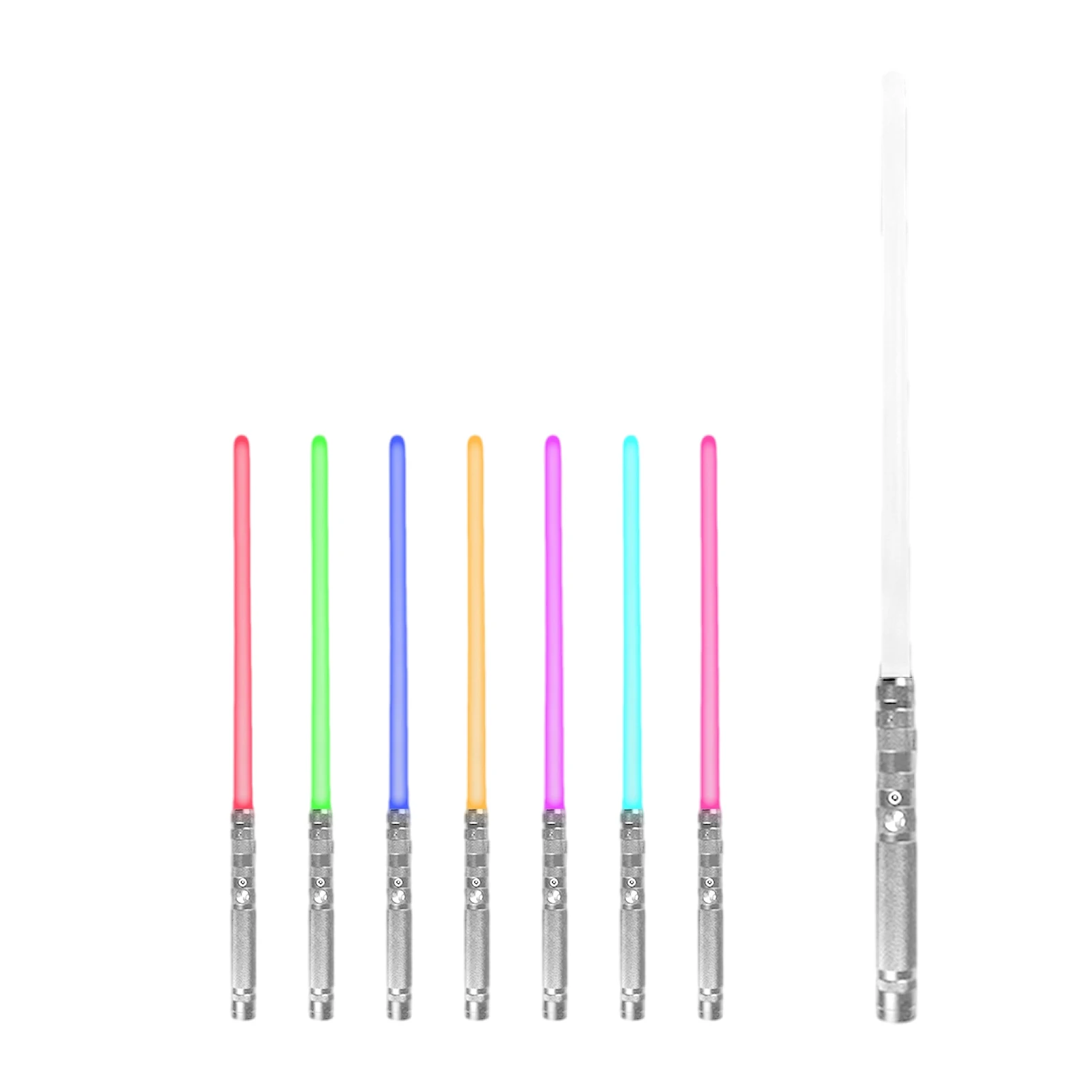 

RGB световой меч с металлической ручкой, прочный RGB световой меч с металлической ручкой и звуком Blaster, перезаряжаемый и долговечный меч, подар...