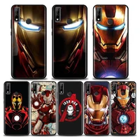 for huawei mate 10 20 lite 40 pro cases soft tpu back cover iron man logo marvel phone case for huawei y6 y7 y9 2019 y8s coque