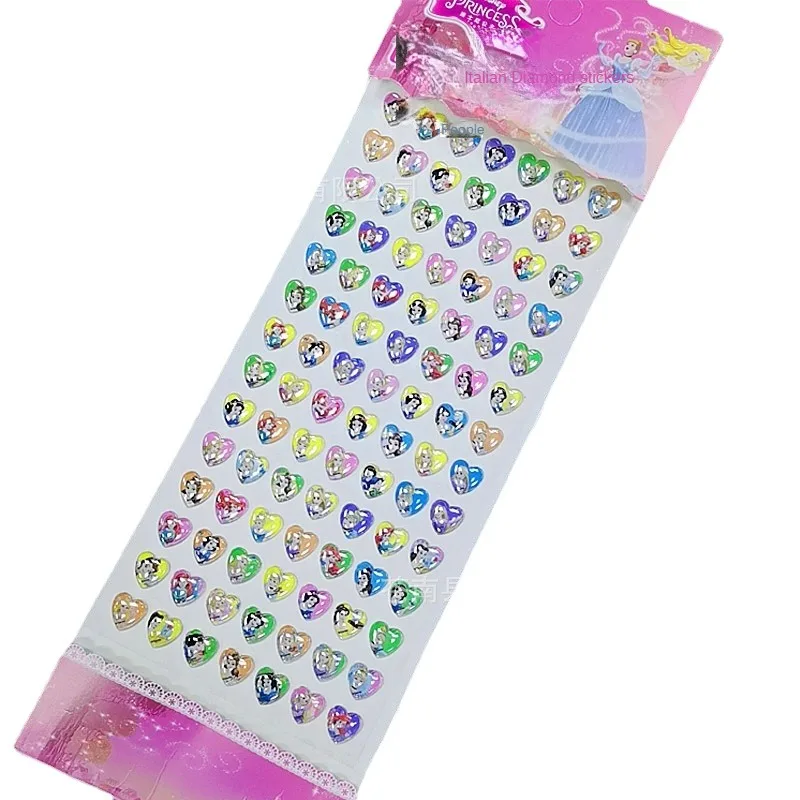 

Disney Anime Figures 98 Frozen Elsa Princess Aisha Cartoon Gem Stickers Diamond Stickers Boys And Girls Treasure RewardStickers.