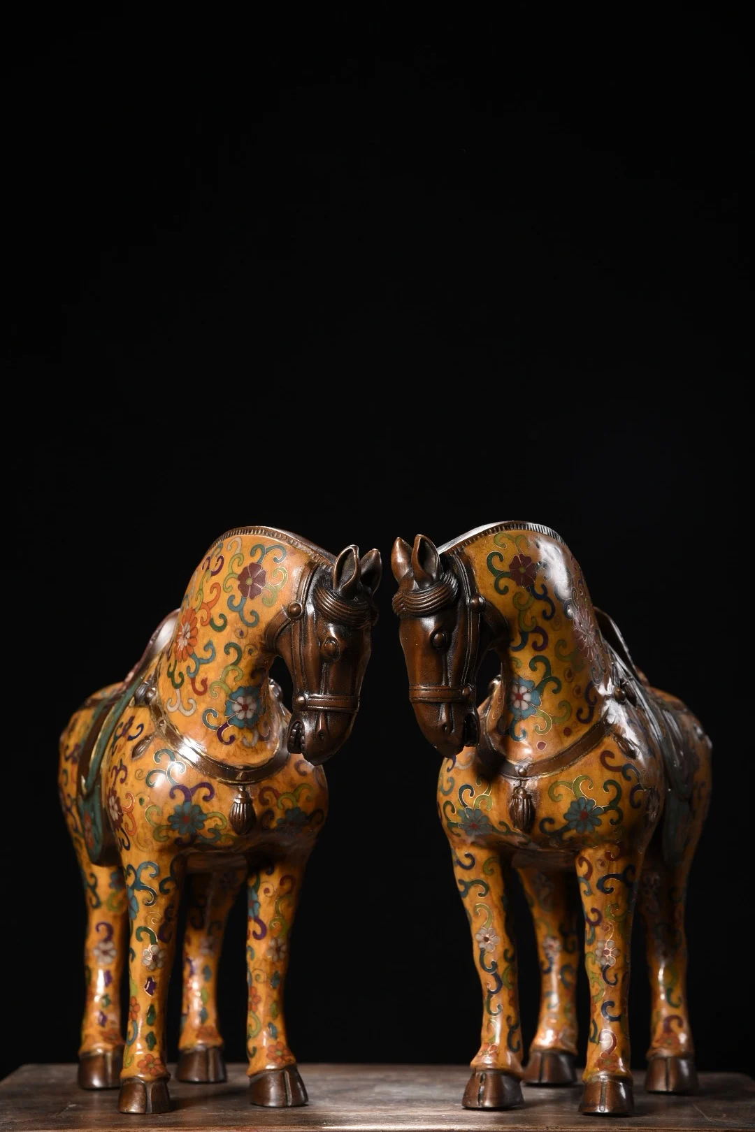 Коллекция тибетских храмов 15 дюймов искусственные эмалевые цветы текстура Тан