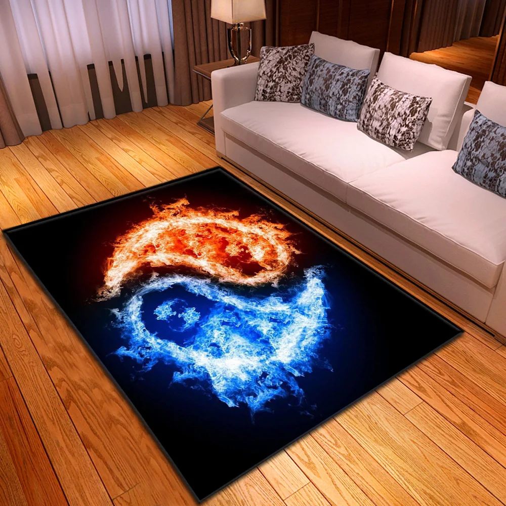 Напольный коврик Dreamlike Wolf с 3D принтом украшение для гостиной спальни кухни