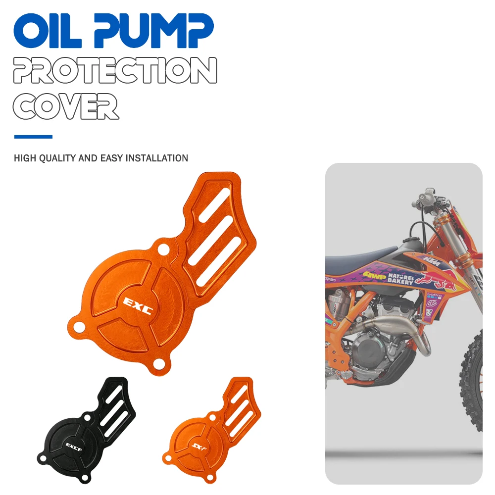 

For 250 SX-F PRADO XC-F 2016-2021 OIL PUMP COVER TROY LEE DESIGNS 350 SXF XCF EXCF Six Days CKD Motocross Parts 2018 2019 2020