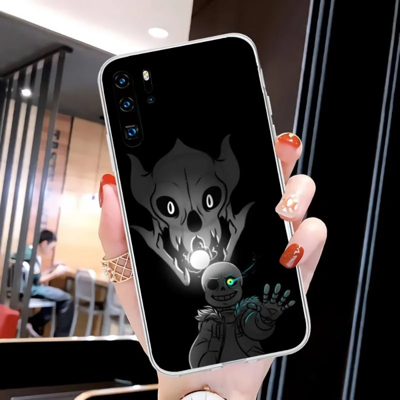 Hot Game Undertale Sans Phone Case For Huawei P20 P40 Lite P30 Pro P Smart 2019 Nova 3e 6 Se Silicone Transparent Soft Cover |