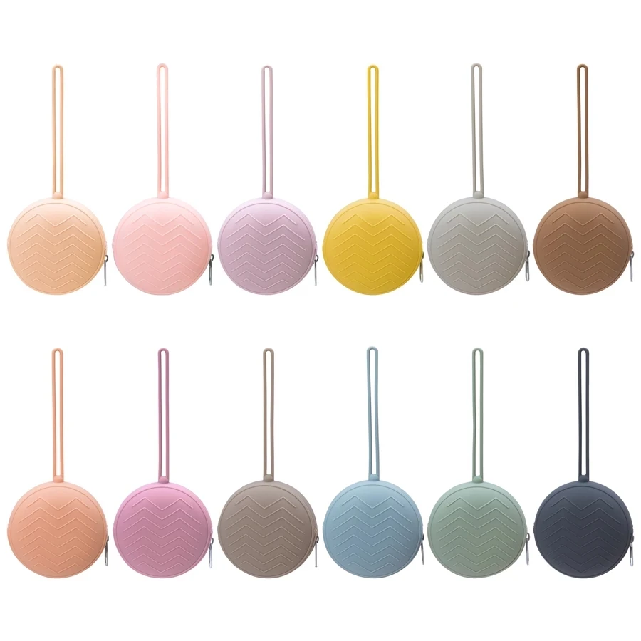 

Food Grade Baby Soft Silicone Keep Pacifier Holder Soother Container Box Pacifier Case Pouch For Newborns Teat Accessories