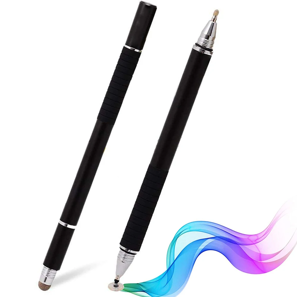 

High Sensitivity 3-in-1 Disc Universal Capacitive Touch Screens Stylus Signature Pen For Apple iPhone Ipad Office Stationery