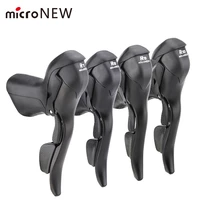 micronew road bike shifters 2x891011 3x78910 speed brake lever compatible for 22 2 23 8mm handlebar