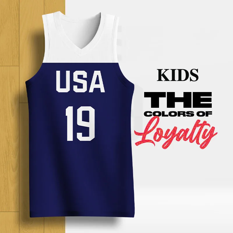 Camisetas de baloncesto para niños y niñas, uniformes de guardería personalizables con sublimación completa y letras impresas, con nombre y número