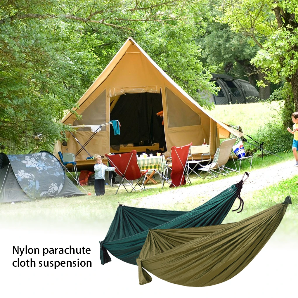 

Sewing Hammock Hanging Bed Lazy Chair Outdoor Accessories Great Resilience Wear-resistance Handily Install Home Light