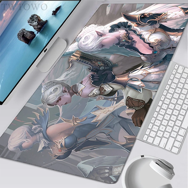 

Lineage Ii Mouse Pad Gamer HD Large Computer Desk Mats Mouse Mat Office Anti-slip Natural Rubber Carpet Table Mat