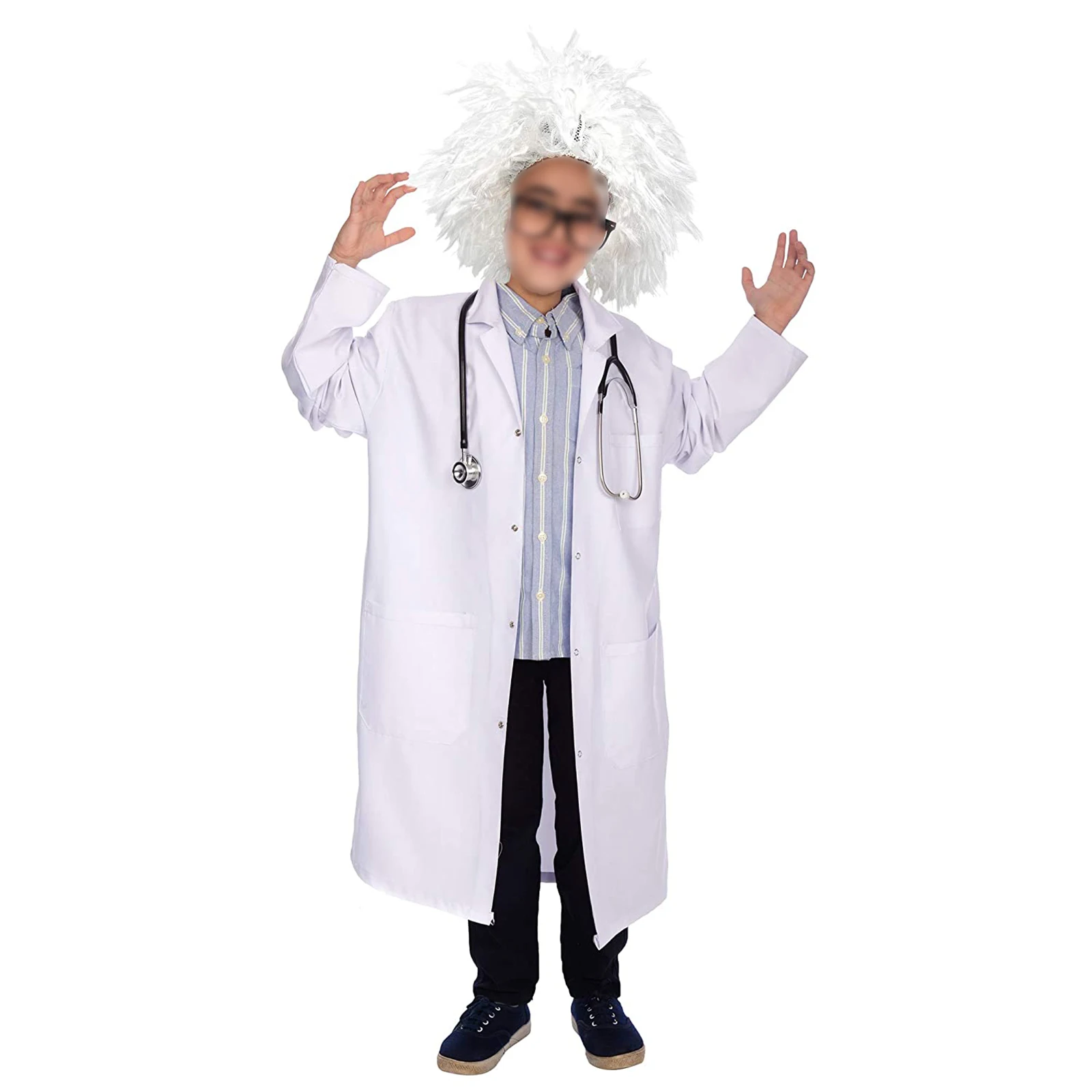 Парик для косплея знаменитого ученого ума женский сумасшедший ученый аксессуар