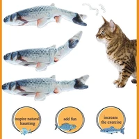 electric cat toy fish pet cat toys simulation fish swing kitten dance fish toy funny cats chewing playing supplies usb port