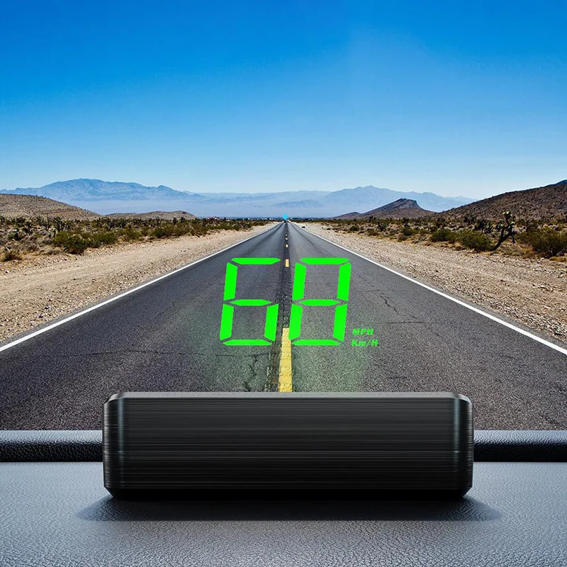

Xiaomi автомобильный проекционный HD аксессуары для электроники дисплей GPS спидометр скорость KMH цифровой HUD проектор на лобовое стекло новый стиль
