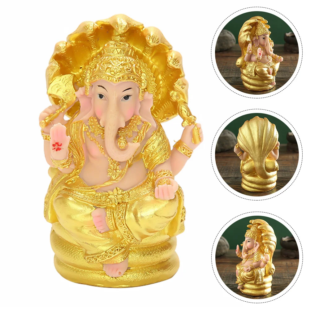 

1 pc Elephant Statue Elephant Sculpture Pooja Mandir Decorative Items Diwali Elephant Gift Statue