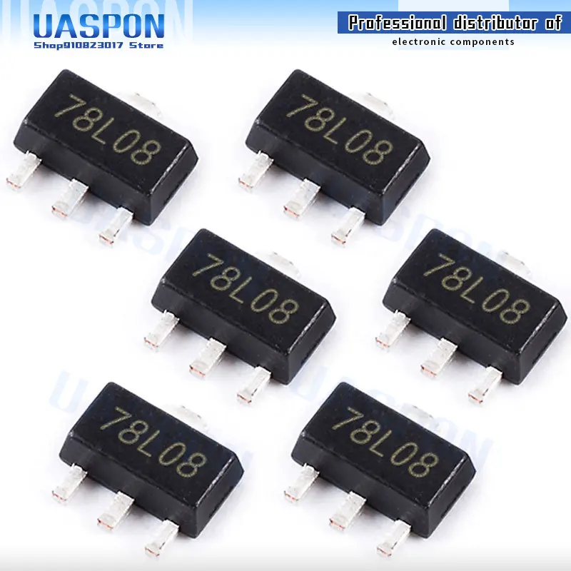 10 шт. 78L08 SOT-89 CJ78L08 SOT89 SOT