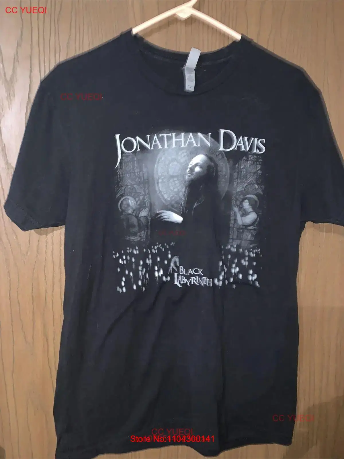 Джонатан Дэвис из Korn Black Labyrinth 2018 официальная футболка для мужчин размер средней