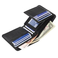 wallets for men front pocket money clip leather trifold cardholder id clutch credit card holder small purse minimalist purses