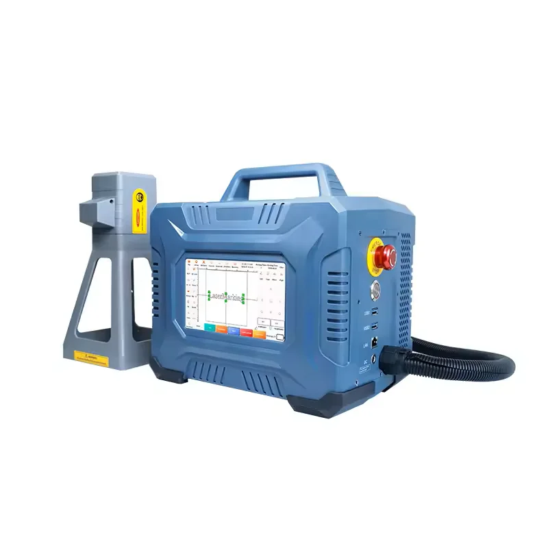 50 Вт волоконная лазерная маркировочная машина ручной маленький промышленный