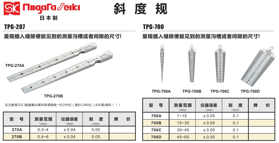 Японский цилиндрический конический манометр SK Niigata Seiki TPG/CGTPG -710A 710B 710C