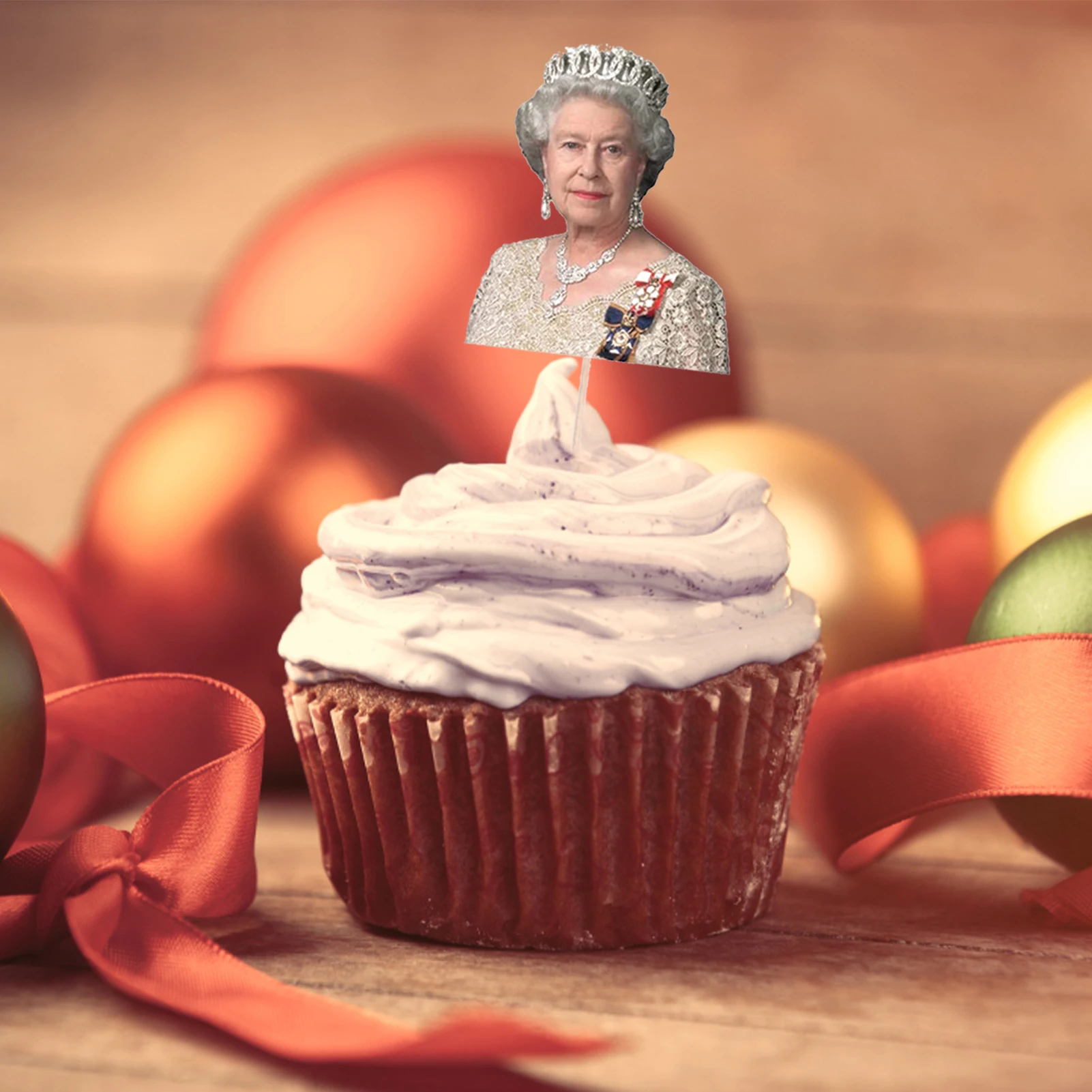 Украшения для торта Королева юбилейта топперы кексов Елизавета флаг Юнион Джек и