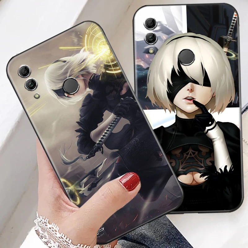 

NieR: Automata Phone Case For Huawei Honor 30S 30 Lite Pro 20 V20 20i 20 Lite 10 V10 10i 10 Lite Carcasa Black Silicone Cover