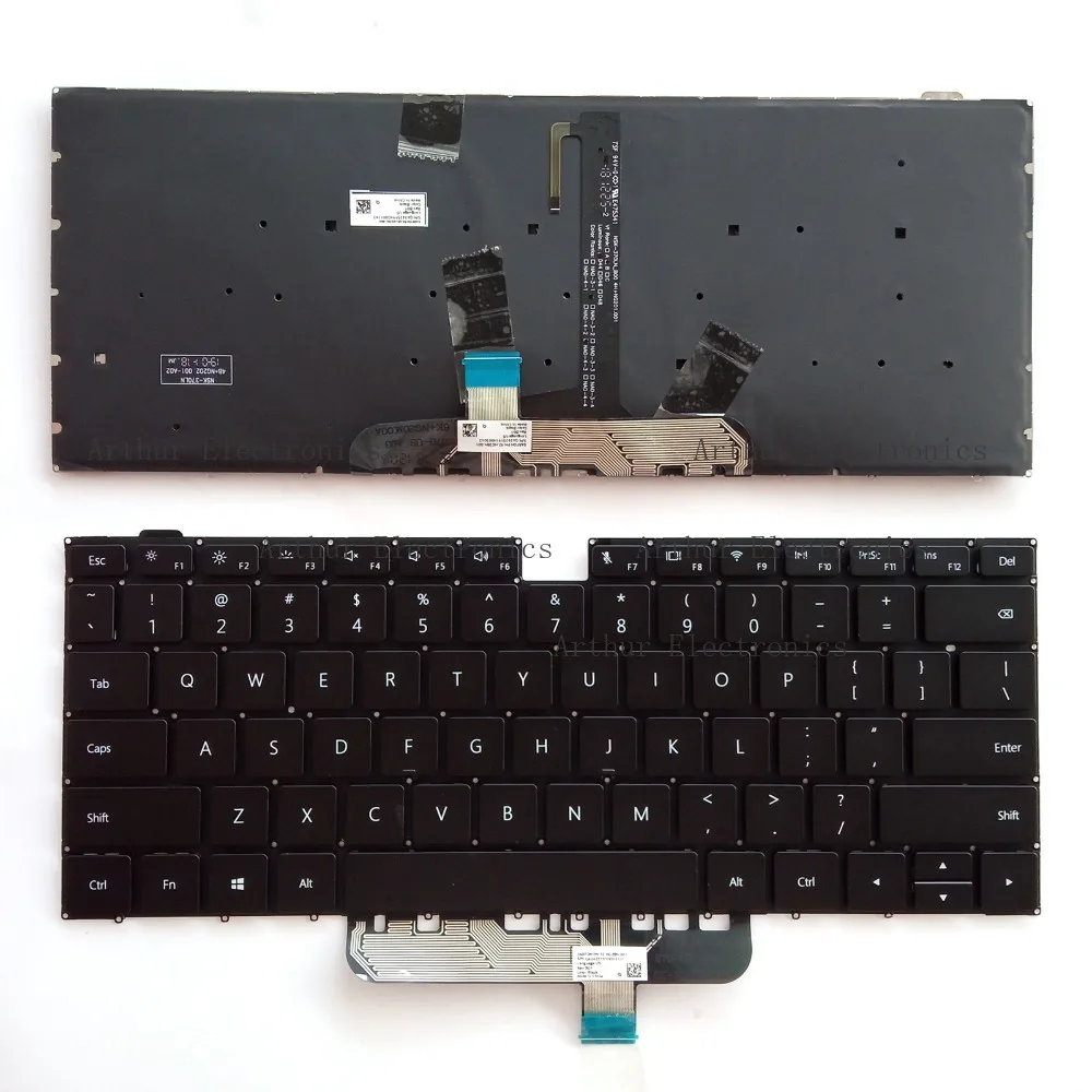 Фото ​ ​ Клавиатура для Huawei MateBook D15 BOHB-WAX9 BoB-WAH9 BOM BoDE WXX9, раскладка US RU SP, замена ​ ​ №2