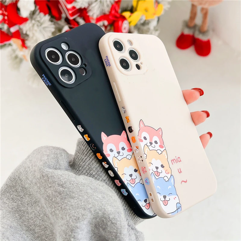 Cute cat side pattern Phone Case For VIVO Y73S 5G S7E VI S7 V20 PRO IQOO NEO3 Z1 X23 X27 x21i Cover |