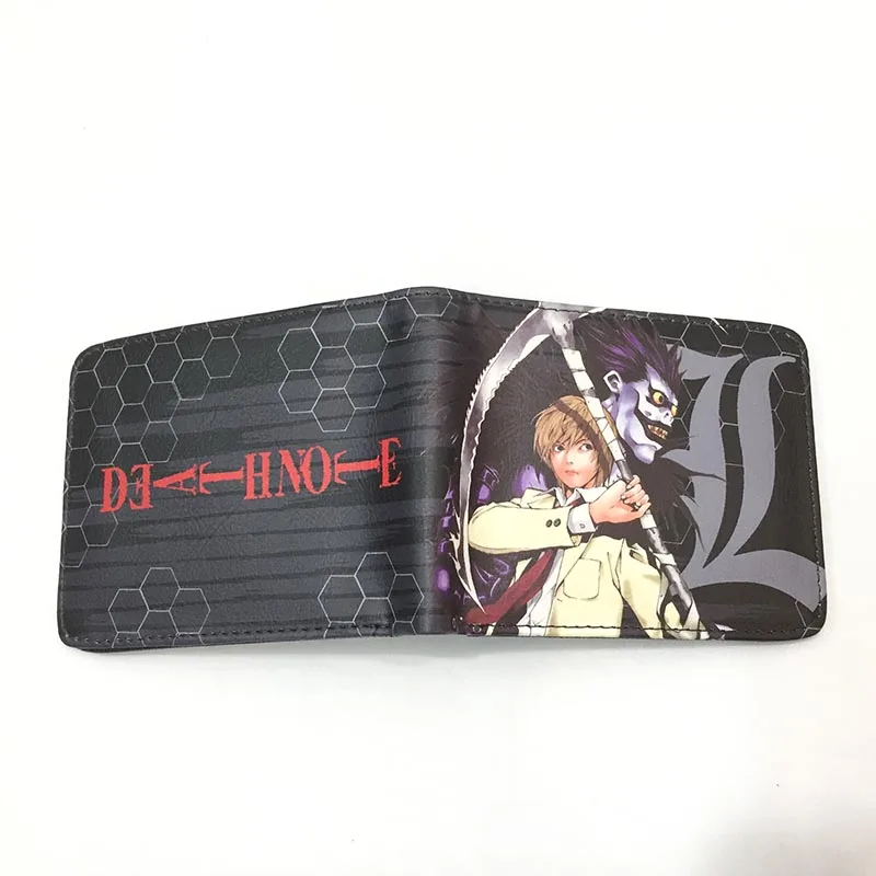 Короткий кошелек аниме Death Note с карманом для монет сумка денег мужчин и женщин |