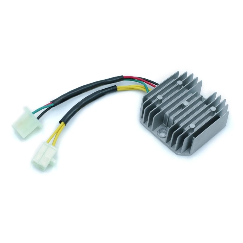 

Rectifier Adjustable Voltage Regulator 6 Wires 2 Plugs Replacement for 250cc Scooter Moped Quad ATV SMDT250C1