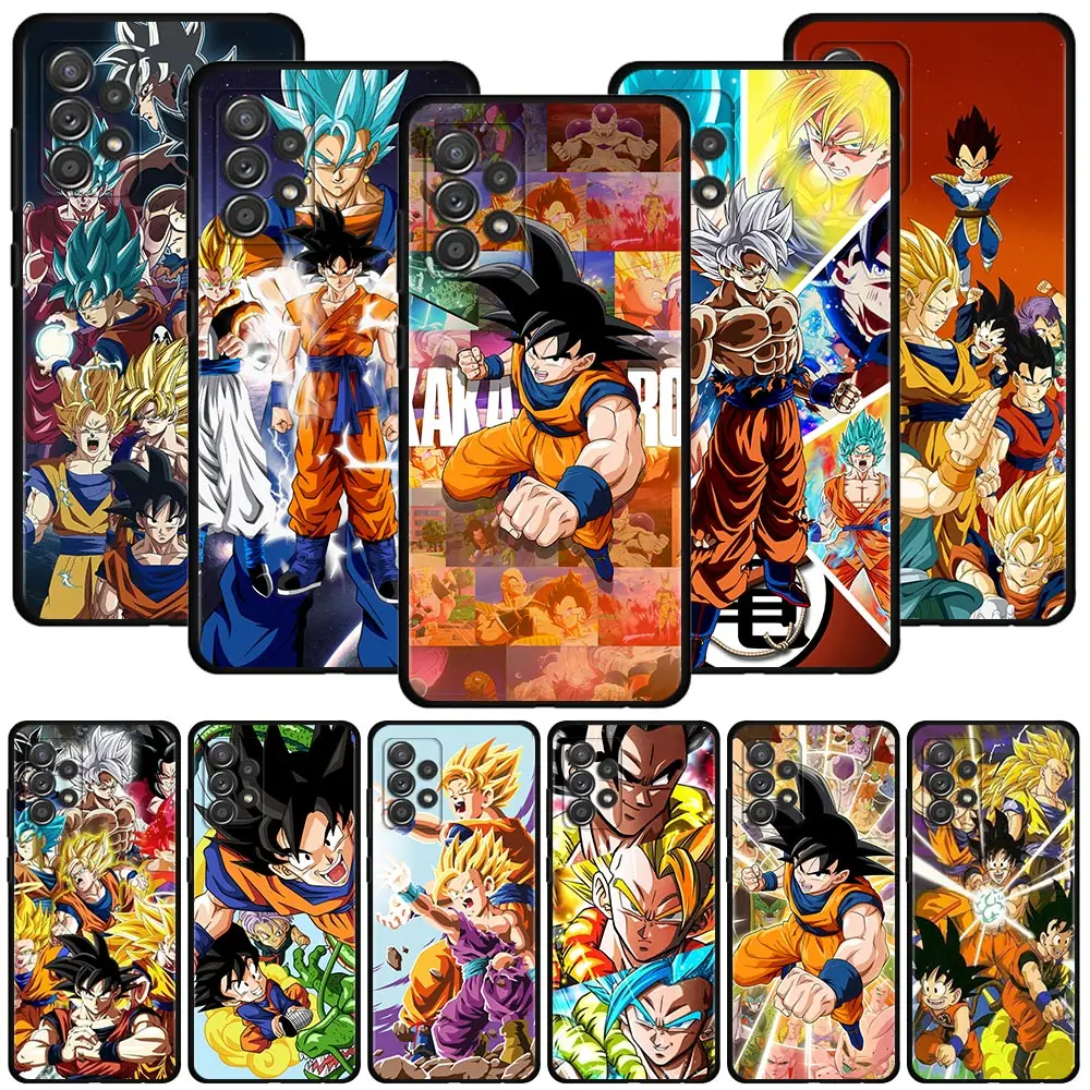 

Case For Samsung Galaxy A12 A51 A71 A31 A13 A11 A01 A72 A52 A32 A22 A52s A21s A02s A02 Dragon Ball Son Goku Gohan Goten