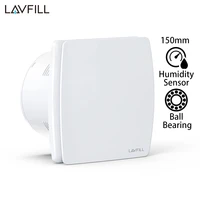 220V inch 150mm Timer Humidistat Shower Bathroom Extractor Ventilation Fan Ventilator with Humidity Sensor