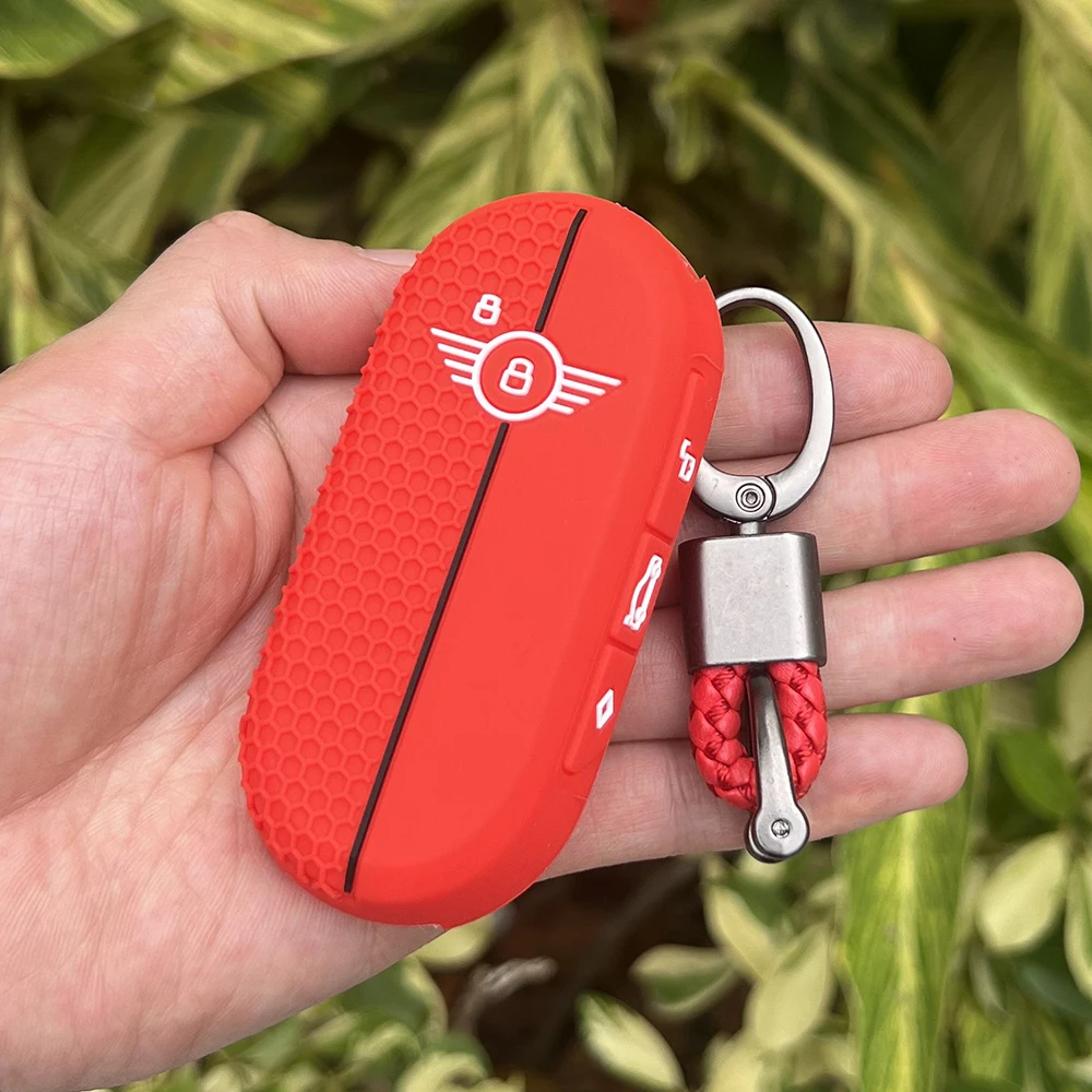 

Силиконовая защита для автомобильных ключей для Bmw Mini Countryman Cooper One 2023 2024, резиновая крышка для автомобильного пульта дистанционного управления, аксессуары для ключей, корпус
