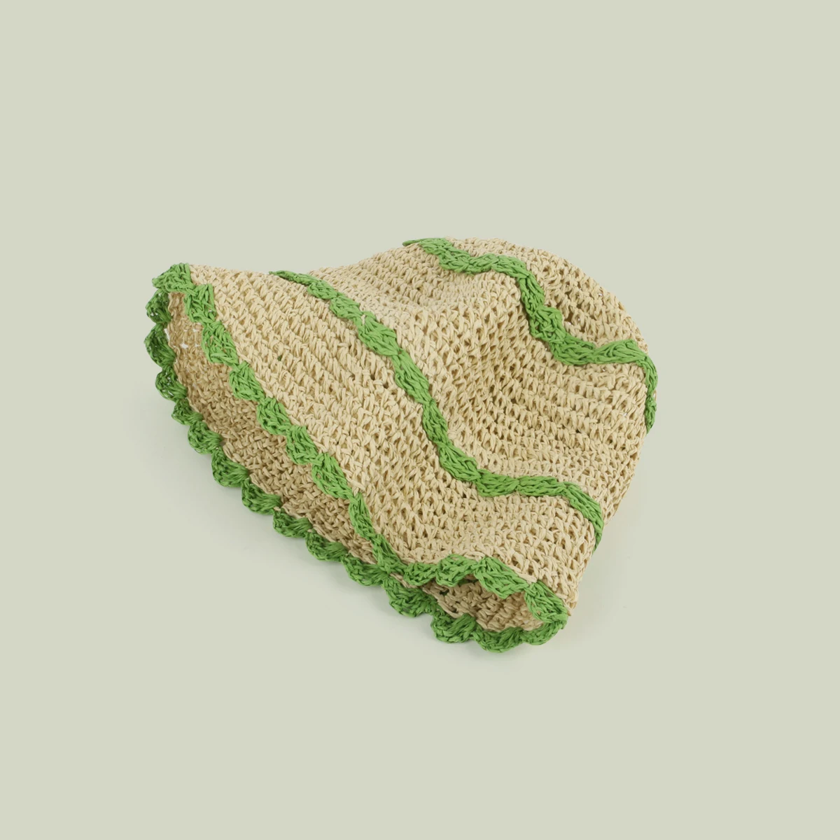 Панама женская Соломенная летняя складная шляпа от солнца для отдыха на открытом