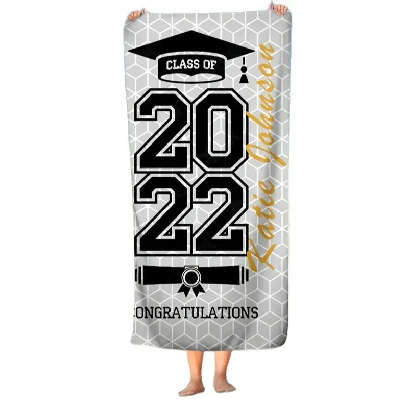 

Class Of 2022 Graduation Quick Drying Towel It Can Be Used In Places Like Yoga Fitness Swimming Or Even As A Birthday Gift