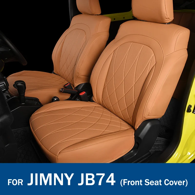 

Чехол для автомобильного сиденья для Suzuki JIMNY Jb64 Jb74, роскошная полностью объемная подушка из искусственной кожи, модифицированные водонепроницаемые аксессуары для интерьера