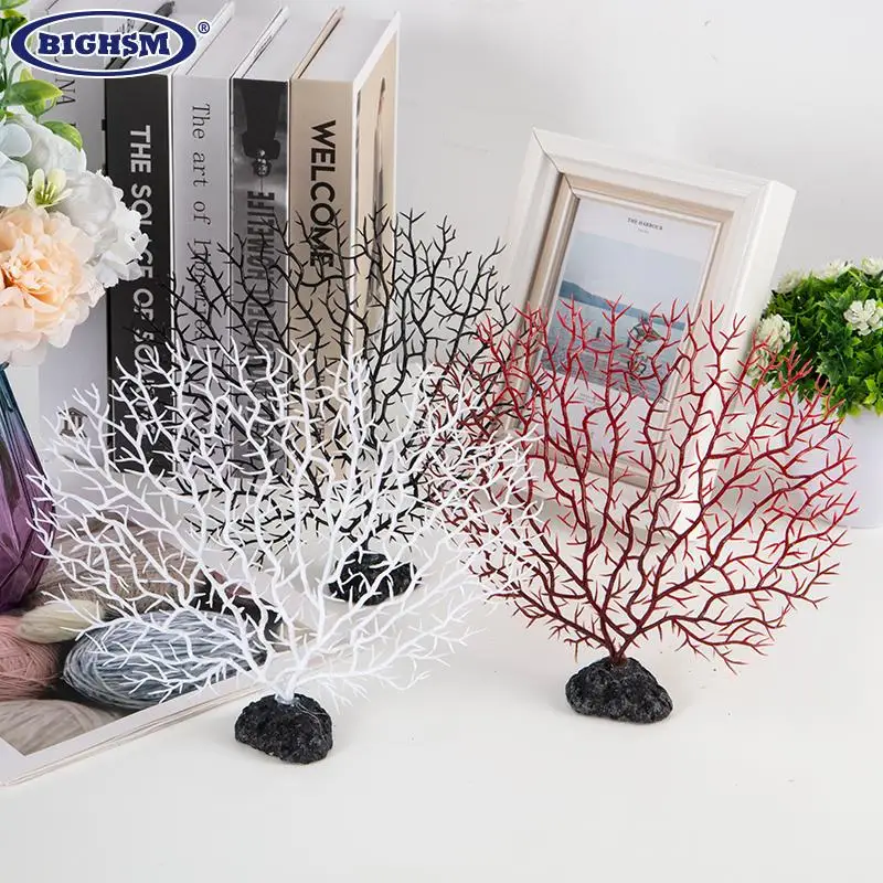 

Tree Shape Resin Coral Aquarium Decoration Fishing Tank Landscaping Decor Sea Iron Tree Plastic Coral Aquarium Decor Plants