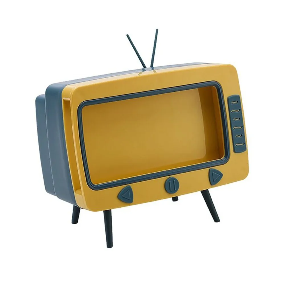 

TV Tissue Box Household Kitchen Napkin Storage Case Living Room Multifunctional Mobile Phone Shelf Desk ​Organizer