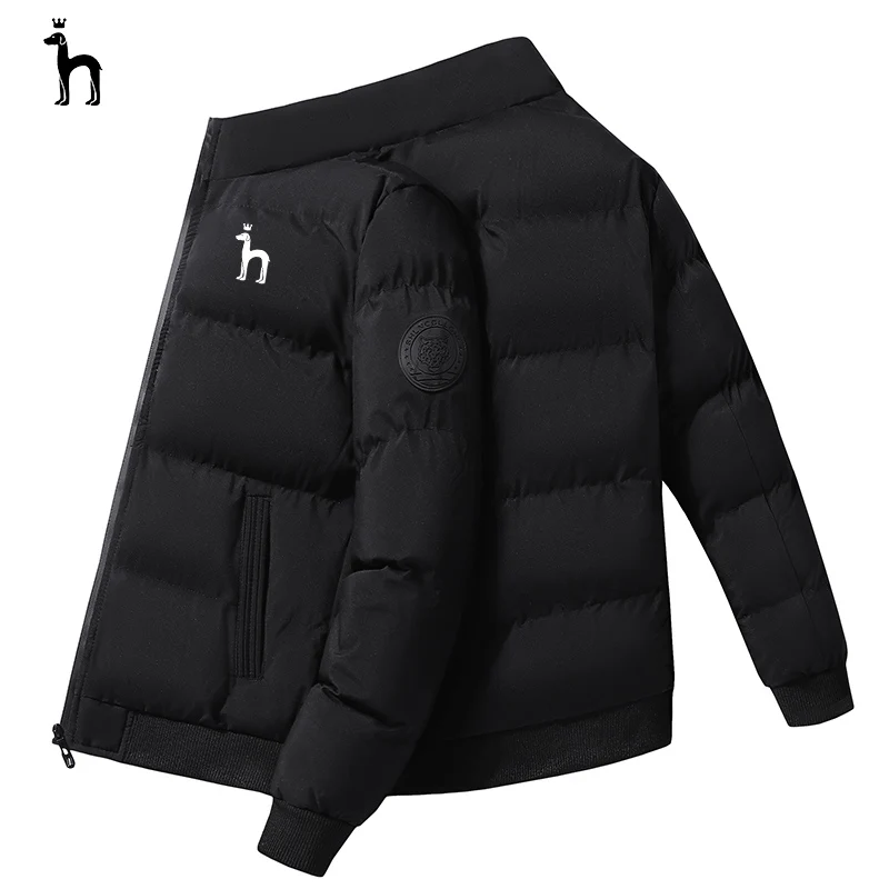 HAZZYS – Winter 2022, men's windbreaker, zippered, casual, fashionable, outdoor jacket jacket, cotton jacket, down jacket