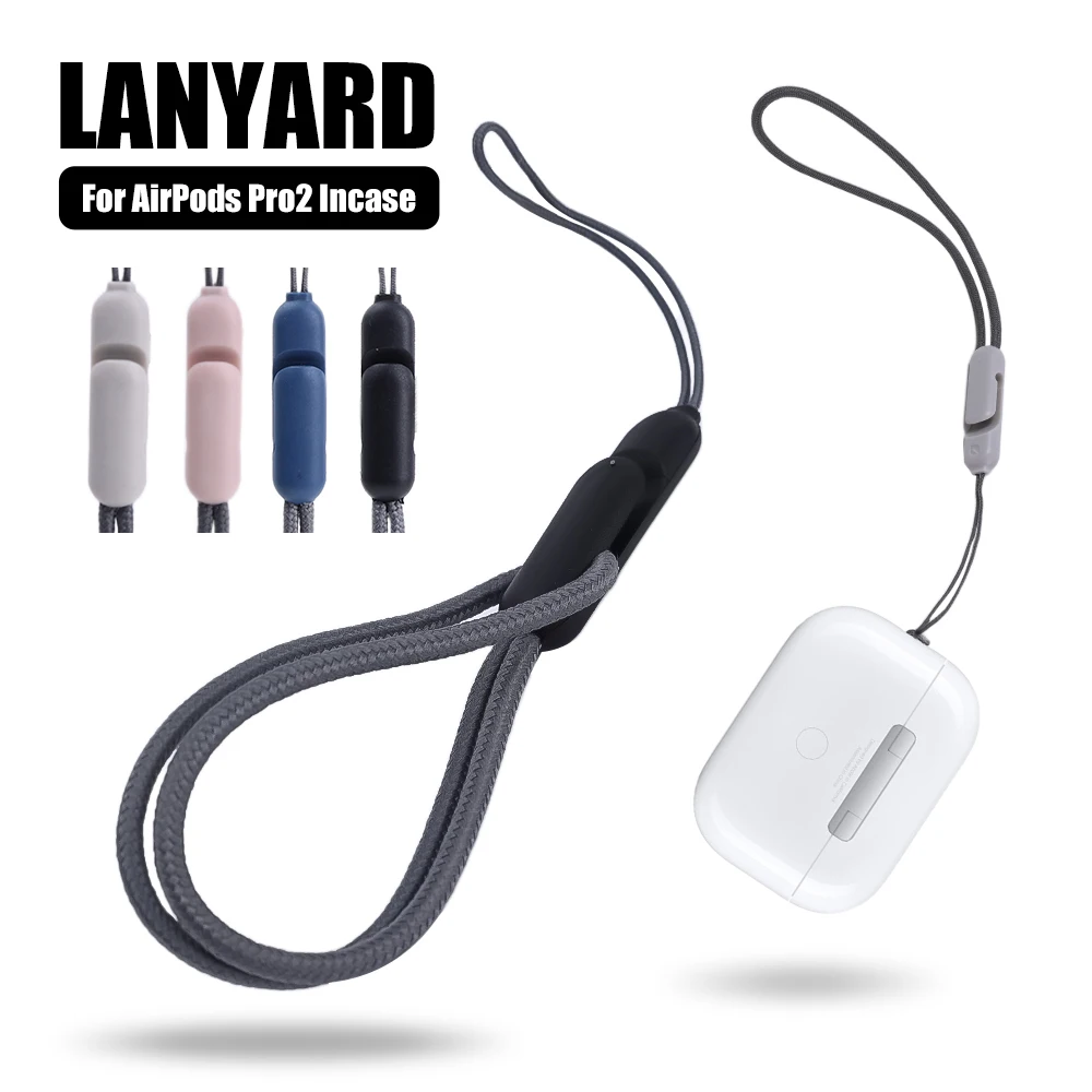 

For Apple AirPods Pro2 Anti-lost Lanyard Portable Anti Drop Straps Braided Rope For Apple Air Pods 3 2 1 Pro Pro2 Accessories