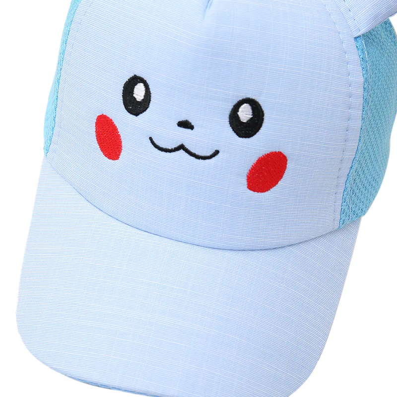 Милая бейсболка с покемоном Пикачу Кепка козырьком мультяшный персонаж