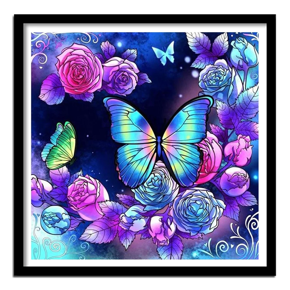 

5D Diamond Paintings Butterfly Animal Flower New Arrivals Jewelry Embroidery Cross Stitch Kit Full Diamond Mosaic Adults Gift