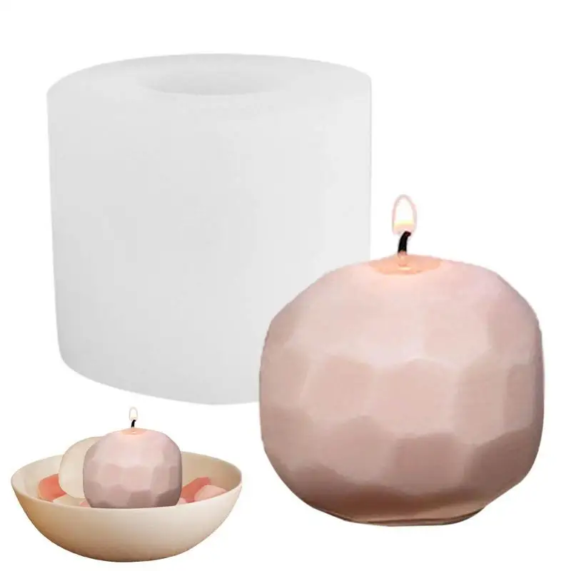 

Diamond Candle Molds Silicone Resin Making Epoxy Molds Geometric Soap Mould DIY Candle Holder Resin Tea Light