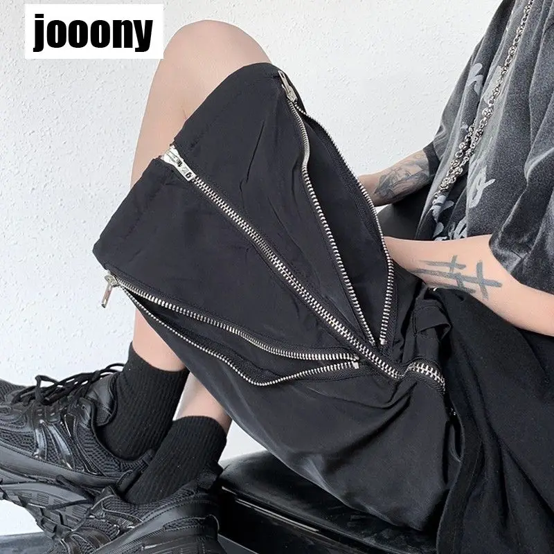 Шорты мужские прямые однотонные свободного покроя уличная одежда повседневные