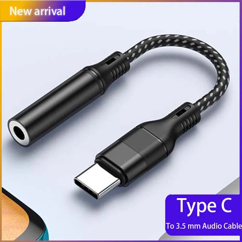 

HiFi Type C Adapter Headphone Jack Adapter Earphone Jack Cable 3.5mm Audio Male to Female Converter For Mobile phone Headphone