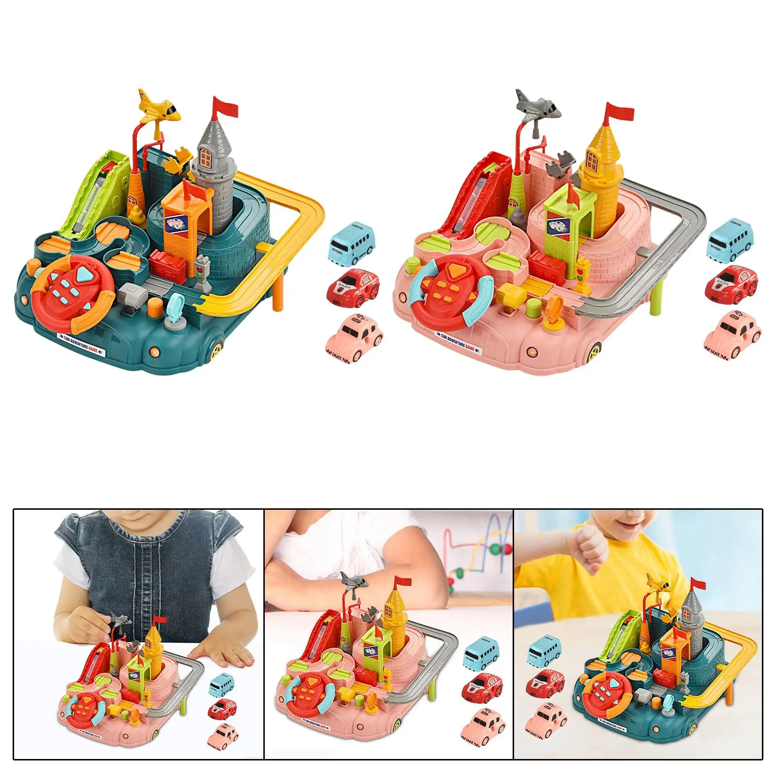 

Toy Car Play Set 6 Settings Toys for Birthday Gifts for Funny Driving Controller