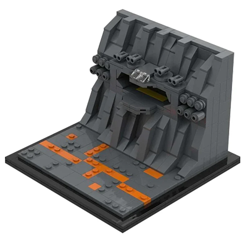 Звездная модель фильма Moc строительные кирпичи боевая база и технология лавовой
