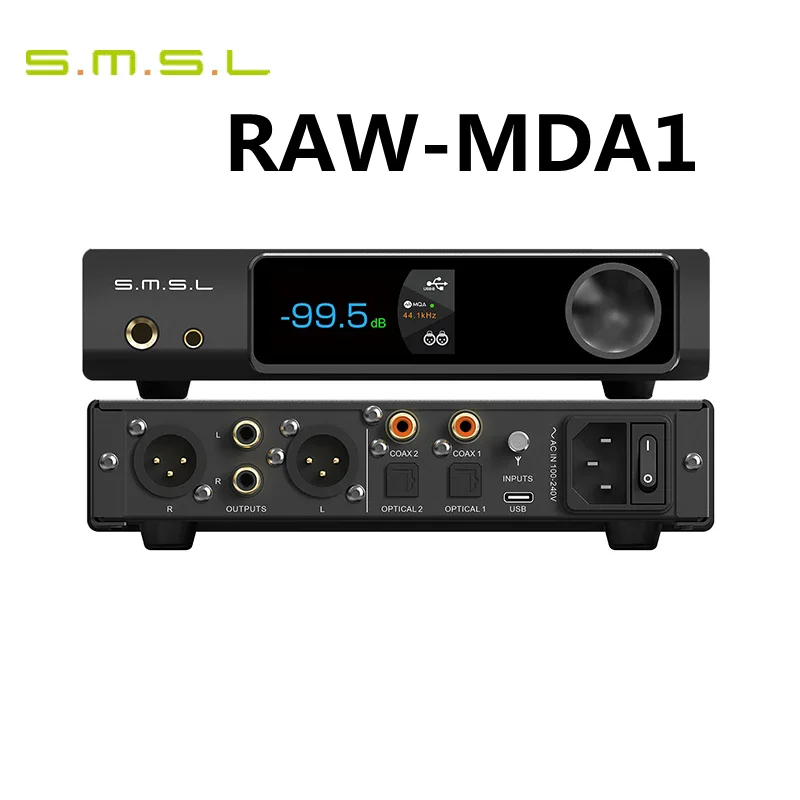 SMSL RAW-MDA1 Dual ES9039Q2M декодер поддерживает MQA MQA-CD LDAC Bluetooth 5 1 Hi-res DAC с дистанционным