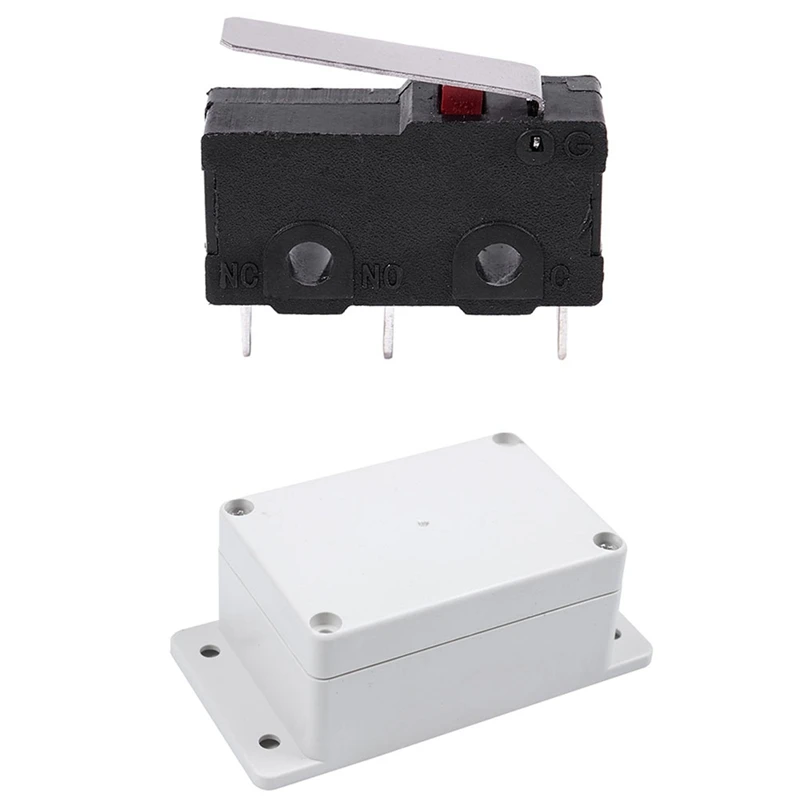 

1 х водонепроницаемый пластиковый корпус для самостоятельной сборки, распределительная коробка и 20 шт. AC 125 в 250 В 5A SPDT 3-контактный Мгновенны...