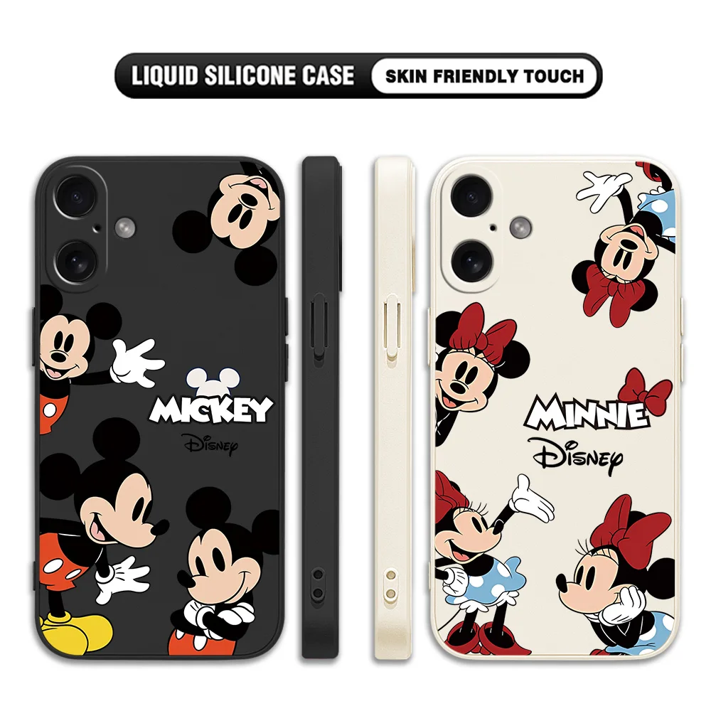 New Fashion Mickey Minnie Phone Case For vivo V30 V30e V29 V29e V27 V27e V25 V23 V21 V21e V20 V17 V15 S1 SE Pro 4G 5G Back Cover