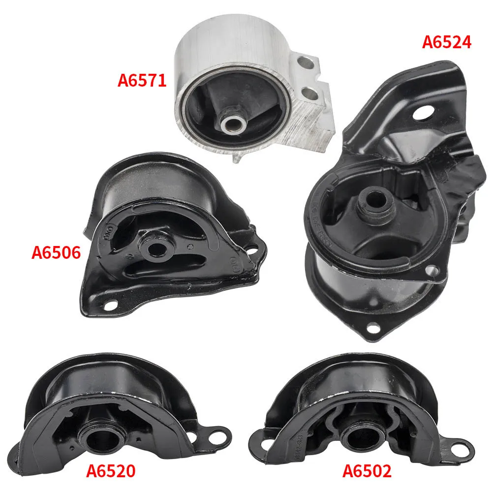Фото Комплект из 5 опор двигателя и трансмиссии MaXpeedingrods для Acura Integra 1.8L 1994-2001 (для МКПП) A6506 №2